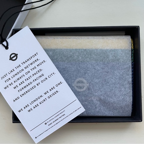 RARE Kurt Geiger NWT/NIB Limited Edition TFL London Card Holder - Piccadilly - Picture 9 of 12